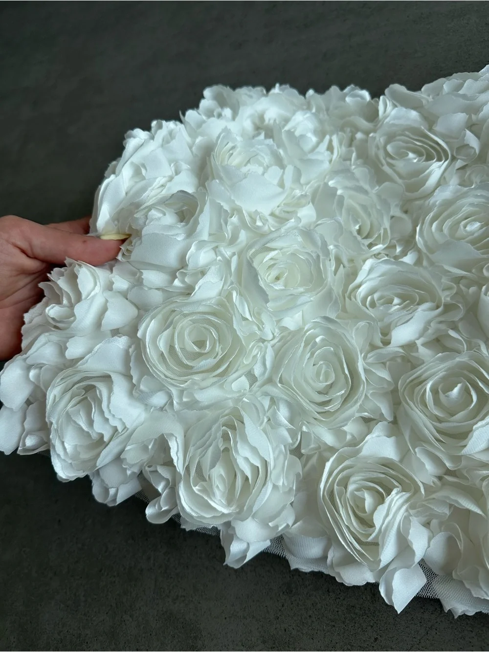 Zara Skirts | Zara Floral Tulle Mini Skirt | Color: White  size S